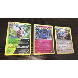 3 Pokemon TCG Holo & Reverse Holo Lot Xerneas Klinklang Shiftry Steam Siege